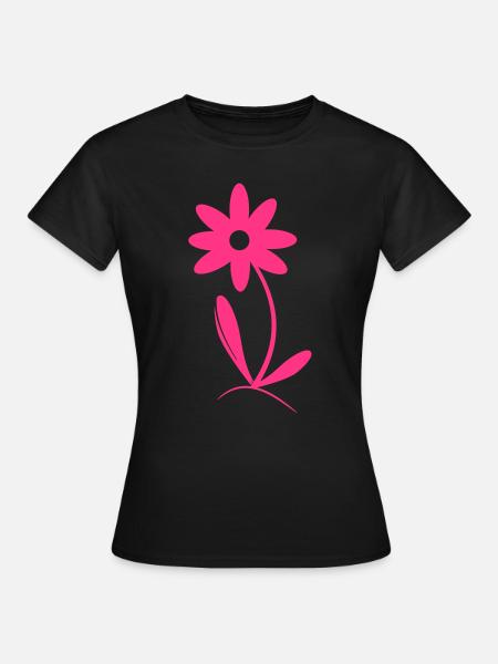 Flower flowers - Women's T-Shirt - black