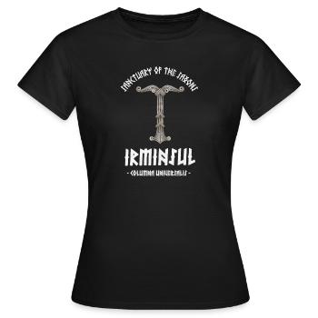 Irminsul - Pillar of the World - Women's T-Shirt - black - Front - AI Model Female 172 dark (172cm)