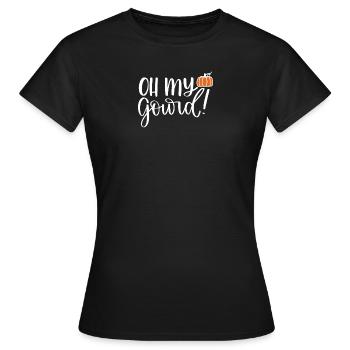 Oh ma gourde - T-shirt Femme - noir - Devant - AI Model Female 172 dark (172cm)