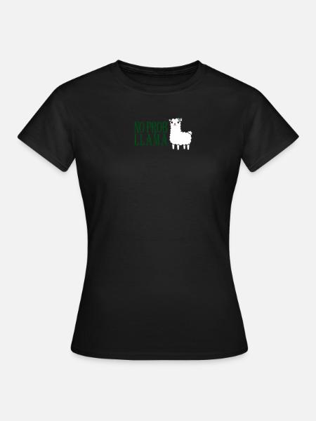 Kein Prob Lama Spanisches Lama - Frauen T-Shirt - Schwarz