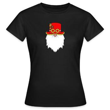 Steampunk Gnomes - Women's T-Shirt - black - Front - AI Model Female 172 dark (172cm)
