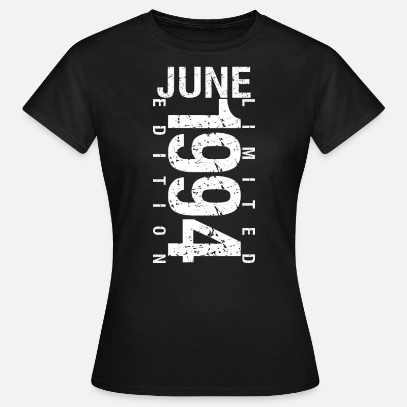 Juni 1994 Juni Geburtstagsgeschenk Juni 1994 - Frauen T-Shirt - Schwarz