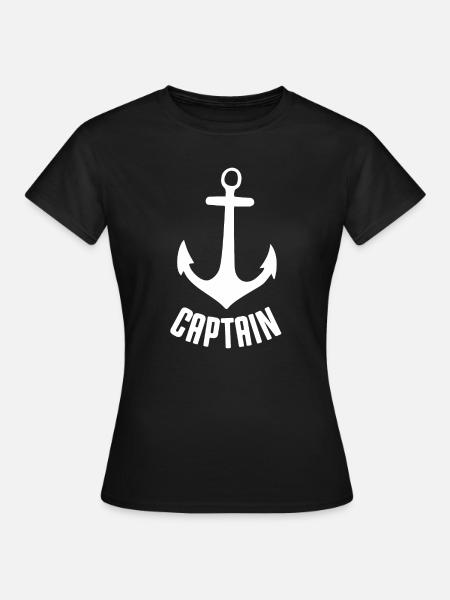 Captain - T-shirt Femme - noir