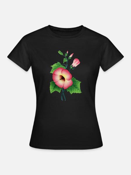 Lilie - Frauen T-Shirt - Schwarz