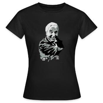 Dîner pour un - T-shirt Femme - noir - Devant - AI Model Female 172 dark (172cm)