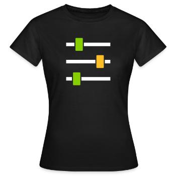 Mixer - Women's T-Shirt - black - Front - AI Model Female 172 dark (172cm)