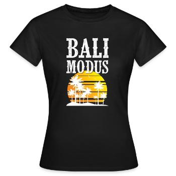 Bali Modus - Frauen T-Shirt - Schwarz - Vorne - AI Model Female 172 dark (172cm)