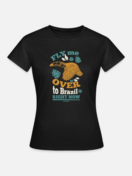Brésil - T-shirt Femme - noir