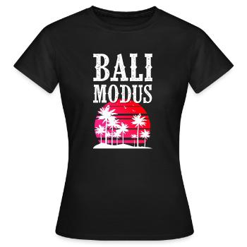 Bali Modus - Frauen T-Shirt - Schwarz - Vorne - AI Model Female 172 dark (172cm)