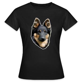 bohemian shepperd Chodsky - Women's T-Shirt - black - Front - AI Model Female 172 dark (172cm)
