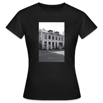 Copenhague - T-shirt Femme - noir - Devant - AI Model Female 172 dark (172cm)
