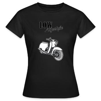 Eastern Bloc KR 51 Schwalbe // Low Lifestyle - T-shirt Femme - noir - Devant - AI Model Female 172 dark (172cm)
