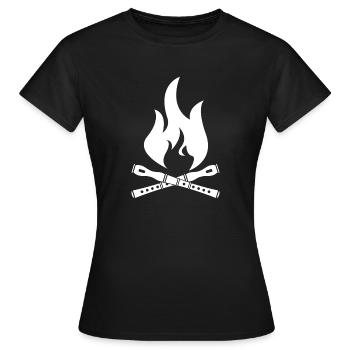 Hot Cross Buns - Women's T-Shirt - black - Front - AI Model Female 172 dark (172cm)