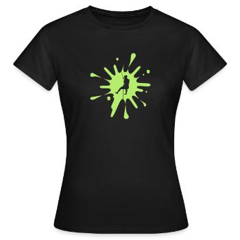 cs Canyoning Splash - T-shirt Femme - noir - Devant - AI Model Female 172 dark (172cm)