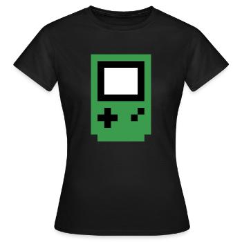 console verte - T-shirt Femme - noir - Devant - AI Model Female 172 dark (172cm)