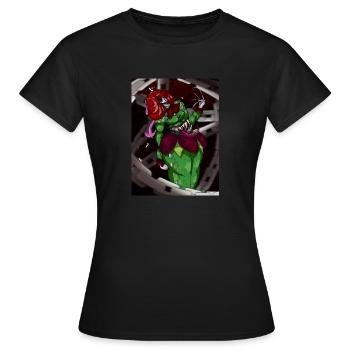 The Secretary - Women's T-Shirt - black - Front - AI Model Female 172 dark (172cm)