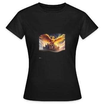 Phoenix - Women's T-Shirt - black - Front - AI Model Female 172 dark (172cm)