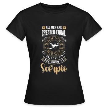 Sternzeichen Konstellation Wasser - Frauen T-Shirt - Schwarz - Vorne - AI Model Female 172 dark (172cm)