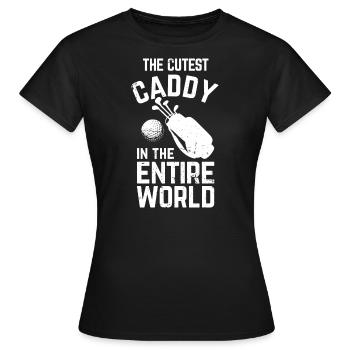 Golfplatz zum Golfen Golf - Frauen T-Shirt - Schwarz - Vorne - AI Model Female 172 dark (172cm)
