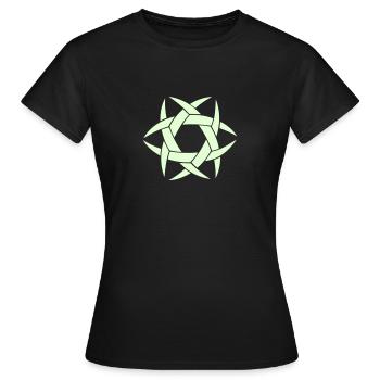 Tribal - Frauen T-Shirt - Schwarz - Vorne - AI Model Female 172 dark (172cm)