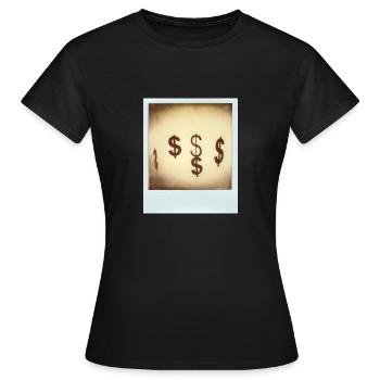 Cashcow Analog-Photo Vintage Print - Frauen T-Shirt - Schwarz - Vorne - AI Model Female 172 dark (172cm)