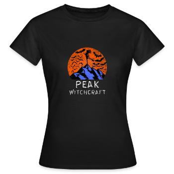 Peak Witchcraft, Mountain Witch - Women's T-Shirt - black - Front - AI Model Female 172 dark (172cm)