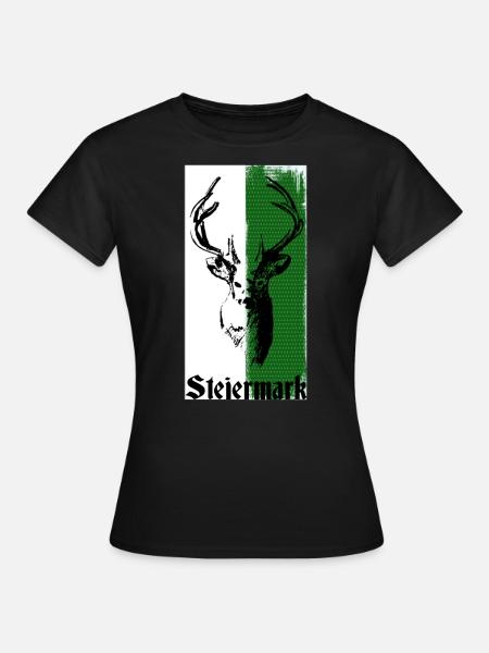 Steiermark - Frauen T-Shirt - Schwarz