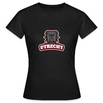 Utrecht, la paille du tonnerre - T-shirt Femme - noir - Devant - AI Model Female 172 dark (172cm)