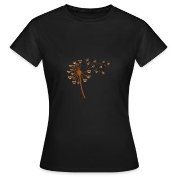 Büffel Rind Ochsen - Frauen T-Shirt - Schwarz - Vorne - AI Model Female 172 dark (172cm)