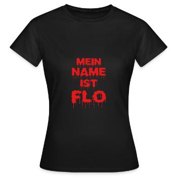 Florian - Frauen T-Shirt - Schwarz - Vorne - AI Model Female 172 dark (172cm)