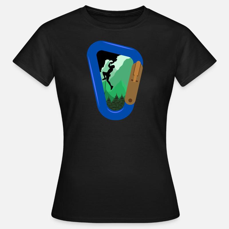 Rock Climbing - Women's T-Shirt - black