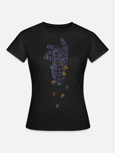 Chill pills - Frauen T-Shirt - Schwarz