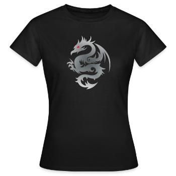 Grey Dragon - Women's T-Shirt - black - Front - AI Model Female 172 dark (172cm)