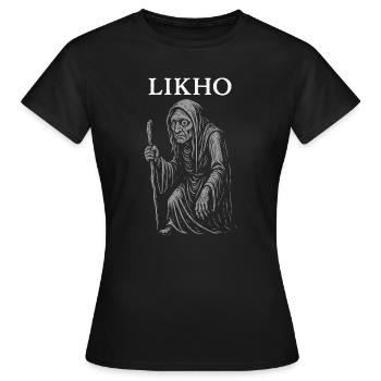 Likho - démon polonais maléfique de tous les malheurs humains, - T-shirt Femme - noir - Devant - AI Model Female 172 dark (172cm)