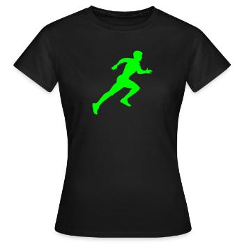 Courir - T-shirt Femme - noir - Devant - AI Model Female 172 dark (172cm)