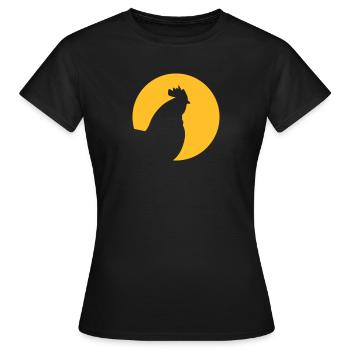 Rooster - Women's T-Shirt - black - Front - AI Model Female 172 dark (172cm)