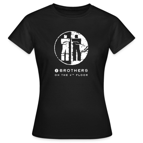 2 Brothers White text - Women's T-Shirt