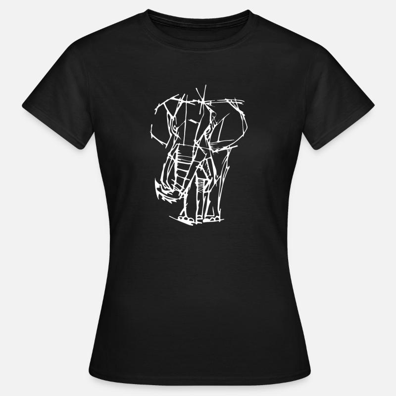 Elephant - Women's T-Shirt - black