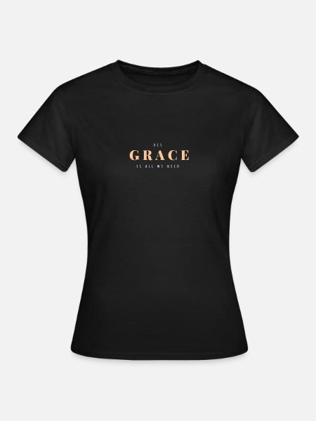 Grace - Frauen T-Shirt - Schwarz