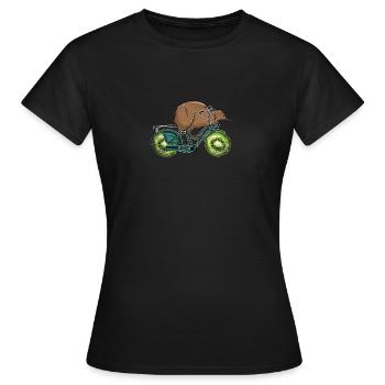 kiwi - T-shirt Femme - noir - Devant - AI Model Female 172 dark (172cm)