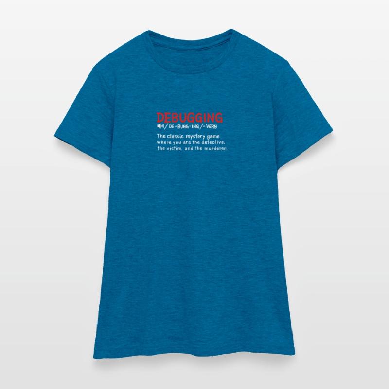 Debugging dictionary styled Definition Frauen T-Shirt