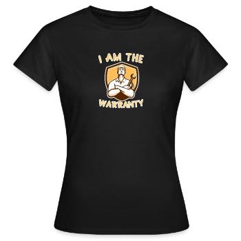 Ich bin die Garantie - Frauen T-Shirt - Schwarz - Vorne - AI Model Female 172 dark (172cm)