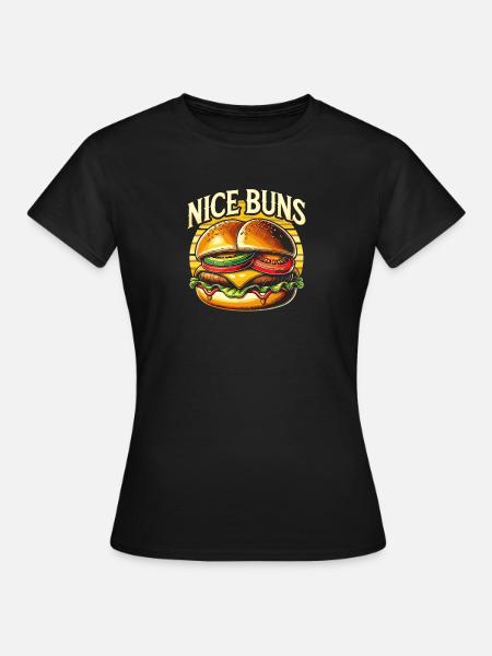 Schöne Brötchen - Frauen T-Shirt - Schwarz