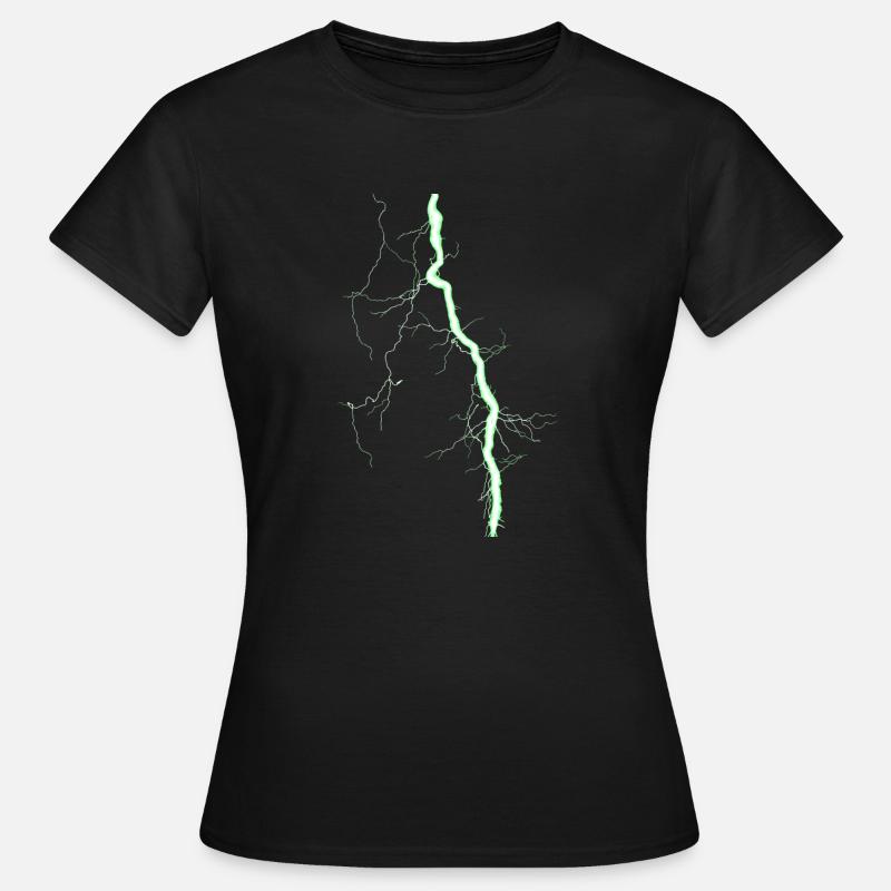 Vert éclair - T-shirt Femme - noir