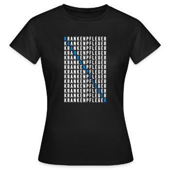 Krankenpfleger - Frauen T-Shirt - Schwarz - Vorne - AI Model Female 172 dark (172cm)