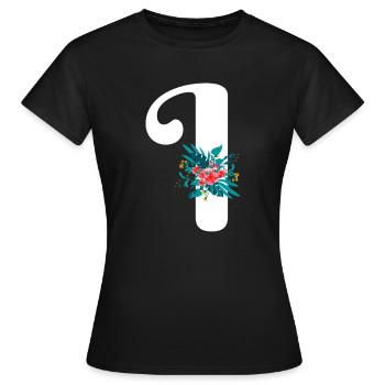 Brief Ich habe geblüht - Frauen T-Shirt - Schwarz - Vorne - AI Model Female 172 dark (172cm)