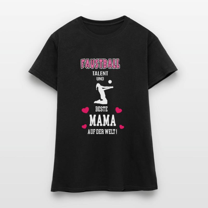 Faustball Beste Mama Mutter Muttertag Geburtstag Frauen T-Shirt
