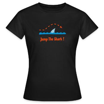 Brûler ses dernières cartouches - T-shirt Femme - noir - Devant - AI Model Female 172 dark (172cm)