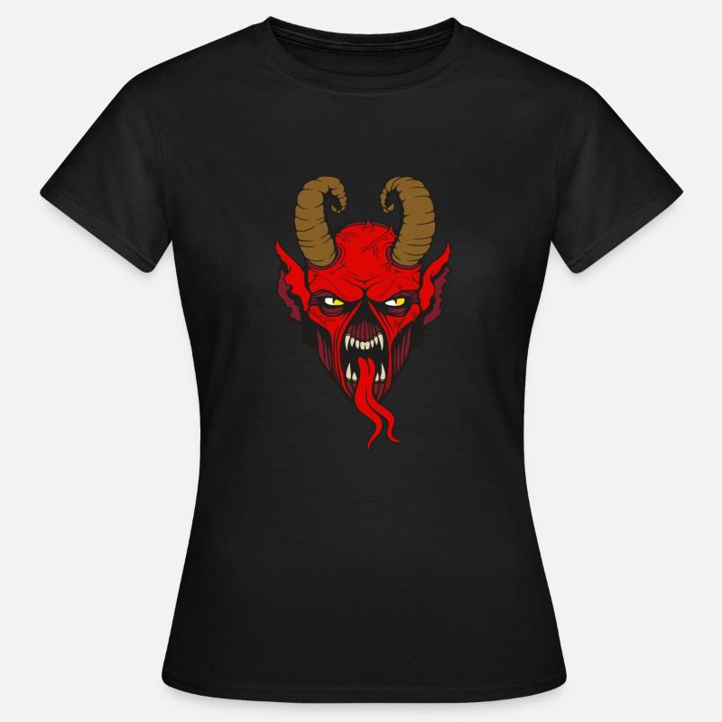 Devil - Teufel - Dämon - Frauen T-Shirt - Schwarz