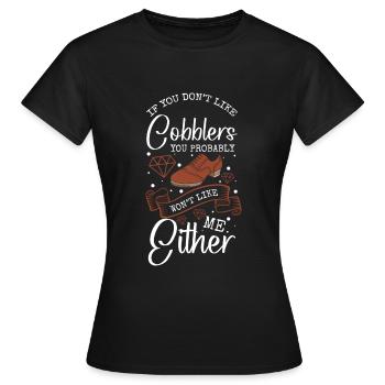 Schuhmacher Beruf Handwerk Leder - Frauen T-Shirt - Schwarz - Vorne - AI Model Female 172 dark (172cm)